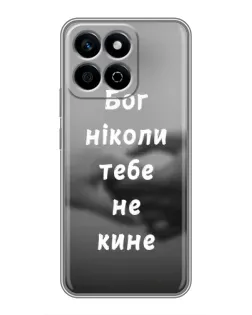 Чехол для Huawei Honor X7c с картинкой «Бог не бросит»