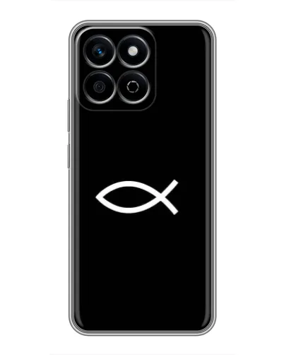 Чехол для Huawei Honor X7c с картинкой «Символ рыбы Jesus» Чехол для Huawei Honor X7c с картинкой «Символ рыбы Jesus»