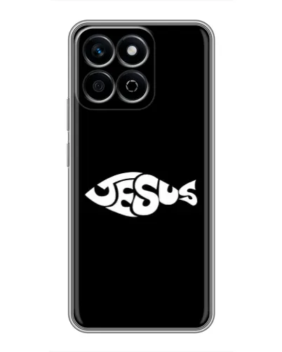 Чехол для Huawei Honor X7c с картинкой «Рыба Jesus» Чехол для Huawei Honor X7c с картинкой «Рыба Jesus»