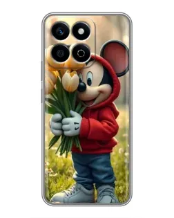 Чехол для Huawei Honor X7c с картинкой «Микки с тюльпанами» Чехол для Huawei Honor X7c с картинкой «Микки с тюльпанами»