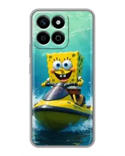 Чехол для Huawei Honor X7c с картинкой «Спанч Боб на гидроцикле» Чехол для Huawei Honor X7c с картинкой «Спанч Боб на гидроцикле»