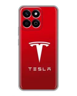 Чехол для Huawei Honor X7c с картинкой «Tesla Red Classic»