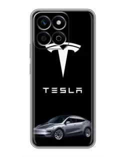 Чохол для Huawei Honor X7c з картинкою «Tesla Model Y»