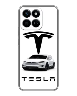Чохол для Huawei Honor X7c з картинкою «Tesla White Style»