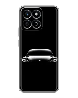 Чохол для Huawei Honor X7c з картинкою «Фари Tesla Night»