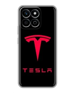 Чохол для Huawei Honor X7c з картинкою «Tesla Red Logo»