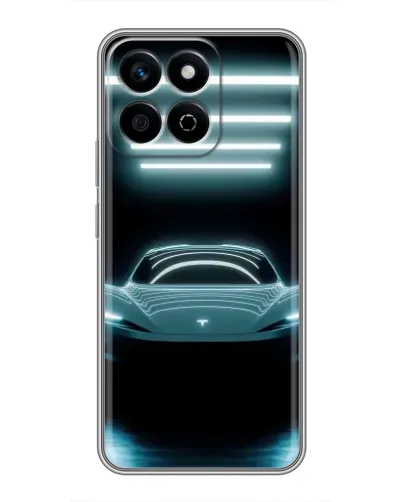 Чохол для Huawei Honor X7c з картинкою «Tesla в неоні» Чохол для Huawei Honor X7c з картинкою «Tesla в неоні»