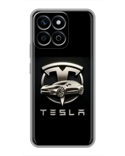 Чохол для Huawei Honor X7c з картинкою «Tesla — срібне авто» Чохол для Huawei Honor X7c з картинкою «Tesla — срібне авто»