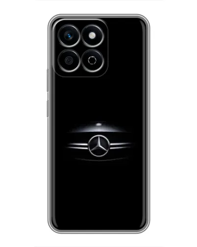 Чехол для Huawei Honor X7c с картинкой «Mercedes — абстрактные линии»