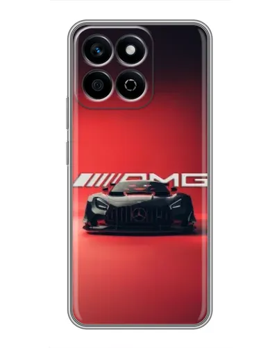 Чехол для Huawei Honor X7c с картинкой «Mercedes AMG — красная линия»