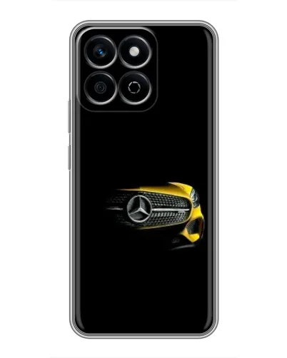 Чехол для Huawei Honor X7c с картинкой «Mercedes — ретро стиль»