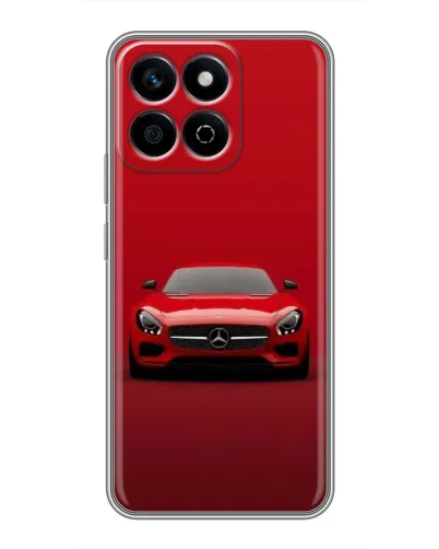 Чехол для Huawei Honor X7c с картинкой «Красный Mercedes AMG»