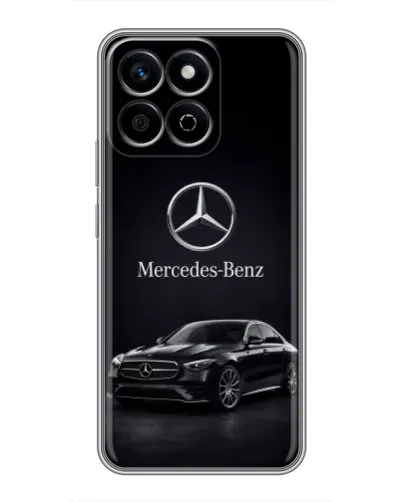 Чехол для Huawei Honor X7c с картинкой «Mercedes — решетка радиатора»