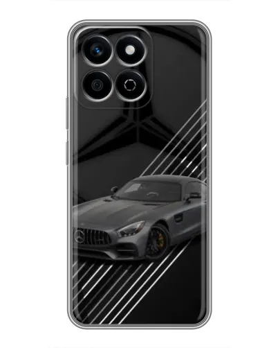 Чехол для Huawei Honor X7c с картинкой «Mercedes AMG — графика»