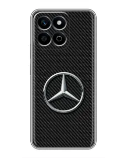 Чехол для Huawei Honor X7c с картинкой «Карбоновый Mercedes стиль» Чехол для Huawei Honor X7c с картинкой «Карбоновый Mercedes стиль»
