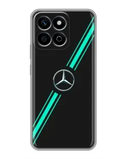 Чехол для Huawei Honor X7c с картинкой «Спортивные линии Mercedes» Чехол для Huawei Honor X7c с картинкой «Спортивные линии Mercedes»