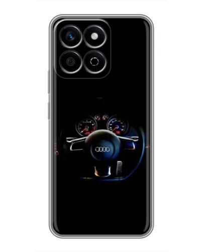 Чехол для Huawei Honor X7c с картинкой «Салон Audi — руль»