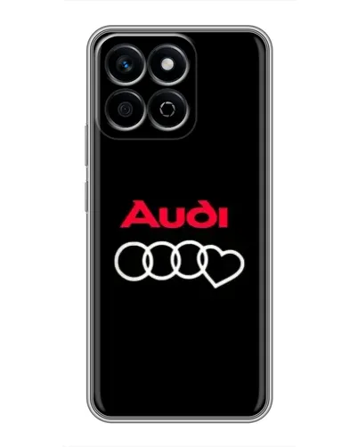 Чехол для Huawei Honor X7c с картинкой «Логотип Audi Heart»