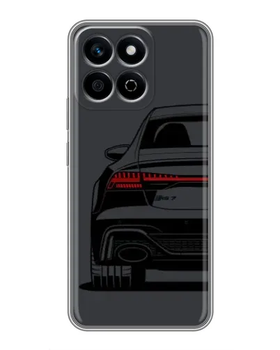 Чехол для Huawei Honor X7c с картинкой «Задняя часть Audi — арт»