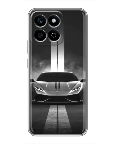 Чехол для Huawei Honor X7c с картинкой «Lamborghini симметрия дорог»