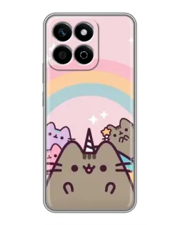 Чехол для Huawei Honor X7c с картинкой «Единорог Pusheen» Чехол для Huawei Honor X7c с картинкой «Единорог Pusheen»