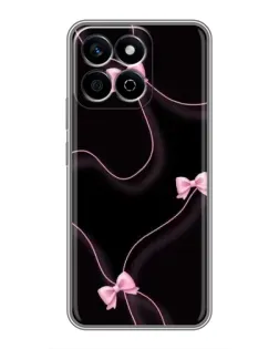 Чехол для Huawei Honor X7c с картинкой «Розовые ленты»