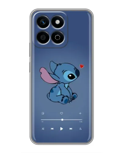 Чехол для Huawei Honor X7c с картинкой «Музыкальный Stitch»