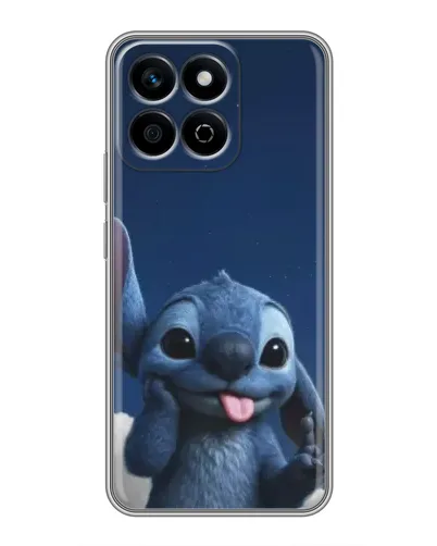 Чехол для Huawei Honor X7c с картинкой «Стич в облаках»