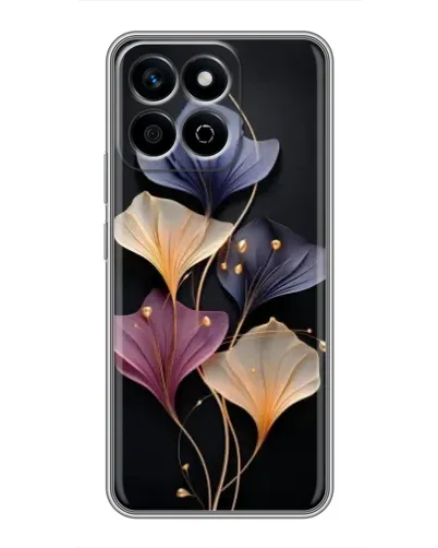 Чехол для Huawei Honor X7c с картинкой «Лиловые цветы грации» Чехол для Huawei Honor X7c с картинкой «Лиловые цветы грации»