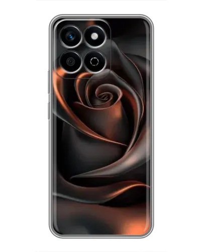 Чехол для Huawei Honor X7c с картинкой «Шелковая черная роза» Чехол для Huawei Honor X7c с картинкой «Шелковая черная роза»