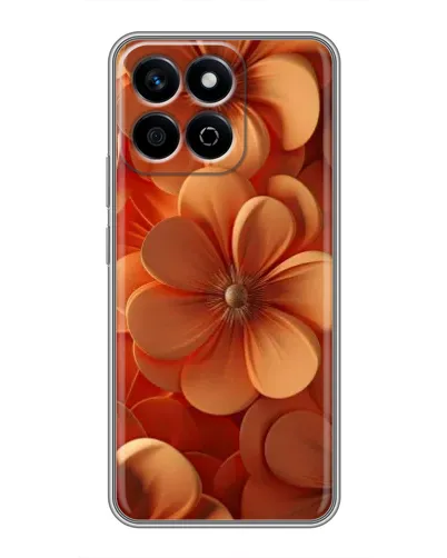 Чехол для Huawei Honor X7c с картинкой «Оранжевый макро цветок» Чехол для Huawei Honor X7c с картинкой «Оранжевый макро цветок»