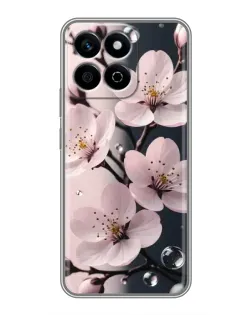 Чехол для Huawei Honor X7c с картинкой «Нежная сакура и капли» Чехол для Huawei Honor X7c с картинкой «Нежная сакура и капли»