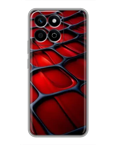 Чехол для Huawei Honor X7c с картинкой «Красная глянцевая сетка» Чехол для Huawei Honor X7c с картинкой «Красная глянцевая сетка»