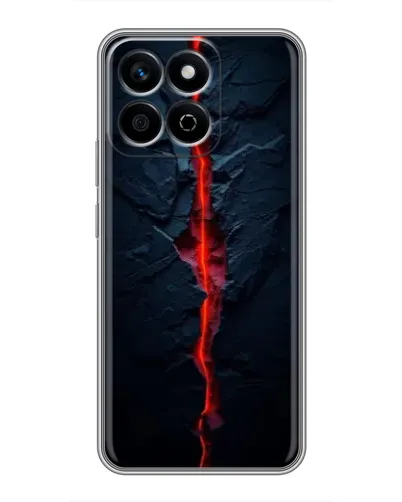 Чехол для Huawei Honor X7c с картинкой «Kрасная лавовая трещина» Чехол для Huawei Honor X7c с картинкой «Kрасная лавовая трещина»
