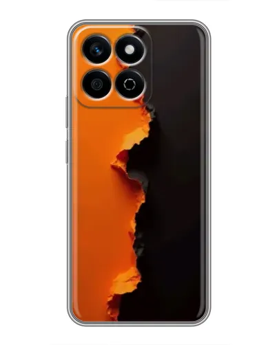 Чехол для Huawei Honor X7c с картинкой «Оранжевый разлом» Чехол для Huawei Honor X7c с картинкой «Оранжевый разлом»