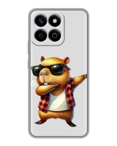 Чехол для Huawei Honor X7c с картинкой «Капибара рэпер даб» Чехол для Huawei Honor X7c с картинкой «Капибара рэпер даб»