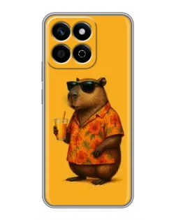 Чехол для Huawei Honor X7c с картинкой «Капибара на отдыхе» Чехол для Huawei Honor X7c с картинкой «Капибара на отдыхе»