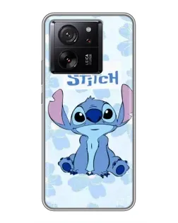 Чехол для Huawei Honor X7d 5G с картинкой «Stitch среди цветов»