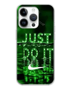 Чехол для Huawei Honor X7d с картинкой «Зеленый неоновый Nike»