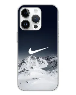 Чехол для Huawei Honor X7d с картинкой «Nike — зимние горы»