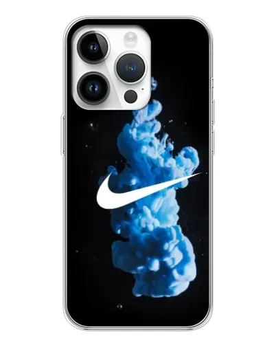 Чехол для Huawei Honor X7d с картинкой «Nike и синий дым» Чехол для Huawei Honor X7d с картинкой «Nike и синий дым»