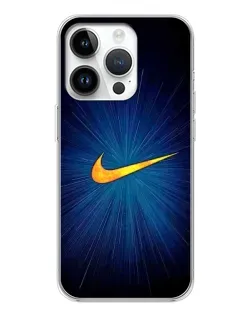 Чехол для Huawei Honor X7d с картинкой «Синий пульс Nike»