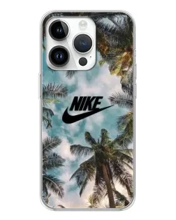 Чехол для Huawei Honor X7d с картинкой «Тропический принт Nike»