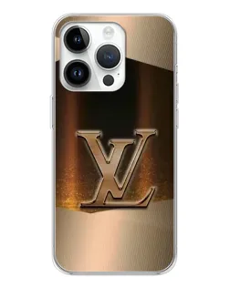 Чехол для Huawei Honor X7d с картинкой «LV — золотое сияние»