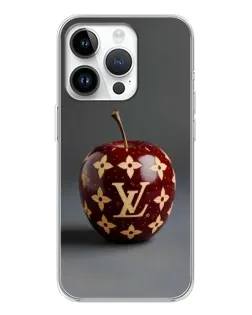 Чехол для Huawei Honor X7d с картинкой «Красное яблоко LV»