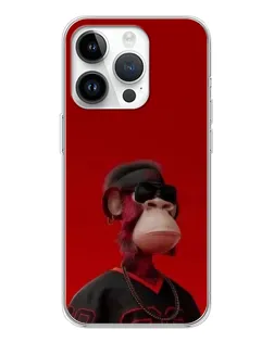 Чохол для Huawei Honor X7d з картинкою «Bored Ape в червоному» Чохол для Huawei Honor X7d з картинкою «Bored Ape в червоному»
