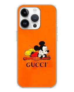 Чехол для Huawei Honor X7d с картинкой «Микки Маус Gucci — оранж» Чехол для Huawei Honor X7d с картинкой «Микки Маус Gucci — оранж»
