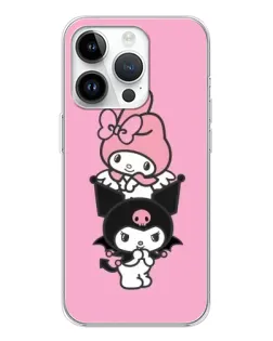 Чехол для Huawei Honor X7d с картинкой «My Melody и Kuromi» Чехол для Huawei Honor X7d с картинкой «My Melody и Kuromi»