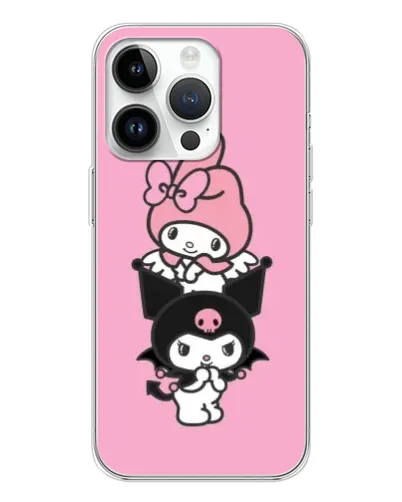 Чехол для Huawei Honor X7d с картинкой «My Melody и Kuromi»