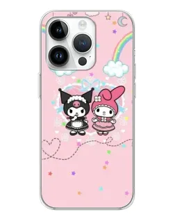 Чехол для Huawei Honor X7d с картинкой «My Melody и Kuromi» Чехол для Huawei Honor X7d с картинкой «My Melody и Kuromi»